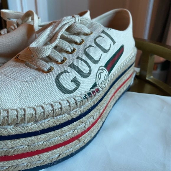 GUCCI PLATFORM SHOES - Picture 1 of 6
